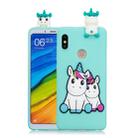 For Xiaomi Redmi Note 5 Pro 3D Cartoon Pattern Shockproof TPU Protective Case(Couple Unicorn) - 1