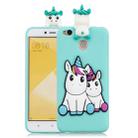 For Xiaomi Redmi 4X 3D Cartoon Pattern Shockproof TPU Protective Case(Couple Unicorn) - 1