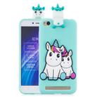 For Xiaomi Redmi 5A 3D Cartoon Pattern Shockproof TPU Protective Case(Couple Unicorn) - 1