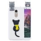 For Xiaomi Redmi 5 Plus 3D Cartoon Pattern Shockproof TPU Protective Case(Little Black Cat) - 1