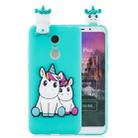 For Xiaomi Redmi 5 Plus 3D Cartoon Pattern Shockproof TPU Protective Case(Couple Unicorn) - 1