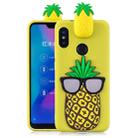 For Xiaomi Redmi 6 Pro 3D Cartoon Pattern Shockproof TPU Protective Case(Big Pineapple) - 1