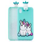 For Xiaomi Redmi 7A 3D Cartoon Pattern Shockproof TPU Protective Case(Couple Unicorn) - 1