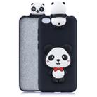 For Xiaomi Redmi GO 3D Cartoon Pattern Shockproof TPU Protective Case(Red Bow Panda) - 1