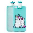 For Xiaomi Redmi GO 3D Cartoon Pattern Shockproof TPU Protective Case(Couple Unicorn) - 1