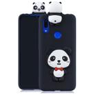 For Xiaomi Redmi Note 7 3D Cartoon Pattern Shockproof TPU Protective Case(Red Bow Panda) - 1