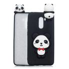 For Xiaomi Pocophone F1 3D Cartoon Pattern Shockproof TPU Protective Case(Red Bow Panda) - 1