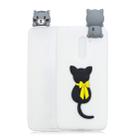 For Xiaomi Pocophone F1 3D Cartoon Pattern Shockproof TPU Protective Case(Little Black Cat) - 1