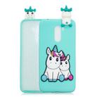 For Xiaomi Pocophone F1 3D Cartoon Pattern Shockproof TPU Protective Case(Couple Unicorn) - 1