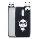 For Xiaomi Pocophone F1 3D Cartoon Pattern Shockproof TPU Protective Case(Blue Bow Panda) - 1