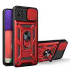 For Samsung Galaxy A22 5G Sliding Camera Design TPU + PC Phone Case(Red) - 1