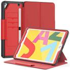 Litchi Texture PU Leather Tablet Case For iPad 9.7 2017 / 2018 / Pro 9.7 / Air 2(Red) - 1