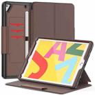 Litchi Texture PU Leather Tablet Case For iPad 9.7 2017 / 2018 / Pro 9.7 / Air 2(Coffee) - 1