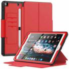 Litchi Texture PU Leather Tablet Case For iPad Pro 11 2021 / 2020 / 2018 / 10.9(Red) - 1