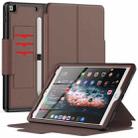Litchi Texture PU Leather Tablet Case For iPad Pro 11 2021 / 2020 / 2018 / 10.9(Coffee) - 1