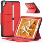 Litchi Texture PU Leather Tablet Case For iPad mini 5 / 4(Red) - 1