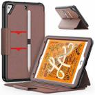 Litchi Texture PU Leather Tablet Case For iPad mini 5 / 4(Coffee) - 1