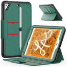 Litchi Texture PU Leather Tablet Case For iPad mini 5 / 4(Green) - 1