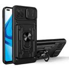 For OPPO F17 Pro / A93 Sliding Camshield Card Phone Case(Black) - 1