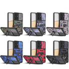 For Xiaomi Mi 11T / 11T Pro Sliding Camera Cover Design Camouflage Series Phone Case(Red) - 2