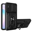 For Xiaomi Redmi 9A Sliding Camshield Card Phone Case(Black) - 1