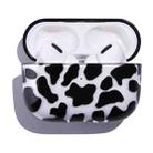 Transparent Cow Series Earphone PC Protective Case For AirPods Pro(Black) - 1