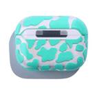 Transparent Cow Series Earphone PC Protective Case For AirPods Pro(Green) - 3