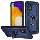 For Samsung Galaxy A13 4G Shockproof TPU + PC Phone Case with Holder(Blue) - 1