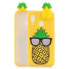 For Galaxy A20e 3D Cartoon Pattern Shockproof TPU Protective Case(Big Pineapple) - 1