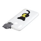 For Galaxy A30 3D Cartoon Pattern Shockproof TPU Protective Case(Little Black Cat) - 5