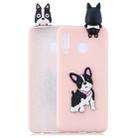 For Galaxy M20 3D Cartoon Pattern Shockproof TPU Protective Case(Cute Dog) - 1