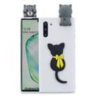 For Galaxy Note 10 3D Cartoon Pattern Shockproof TPU Protective Case(Little Black Cat) - 1