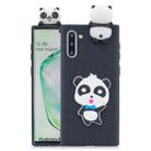 For Galaxy Note 10 3D Cartoon Pattern Shockproof TPU Protective Case(Blue Bow Panda) - 1