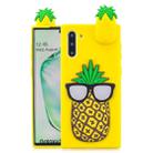 For Galaxy Note 10 3D Cartoon Pattern Shockproof TPU Protective Case(Big Pineapple) - 1