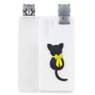 For Galaxy Note 10+ 3D Cartoon Pattern Shockproof TPU Protective Case(Little Black Cat) - 1