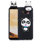 For Galaxy S8+ 3D Cartoon Pattern Shockproof TPU Protective Case(Blue Bow Panda) - 1