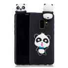For Galaxy S9 3D Cartoon Pattern Shockproof TPU Protective Case(Blue Bow Panda) - 1