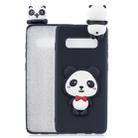 For Galaxy S10 5G 3D Cartoon Pattern Shockproof TPU Protective Case(Red Bow Panda) - 1