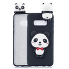 For Galaxy S10e 3D Cartoon Pattern Shockproof TPU Protective Case(Red Bow Panda) - 1