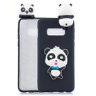 For Galaxy S10e 3D Cartoon Pattern Shockproof TPU Protective Case(Blue Bow Panda) - 1