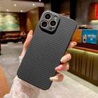 For iPhone 13 Kevlar Carbon Fiber Texture Protective Phone Case(Black) - 1