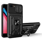 Sliding Camshield Card Phone Case For iPhone 7 Plus / 8 Plus(Black) - 1