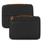 12 inch Two-way Zipper Portable Laptop Liner Bag(Black) - 1