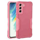 For Samsung Galaxy S21 FE 5G Non-slip Armor Phone Case(Pink) - 1
