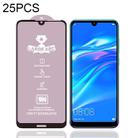 For Huawei Y7 (2019) 25 PCS 9H HD High Alumina Full Screen Tempered Glass Film - 1