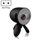 YG220 Same Screen Version Children Projector Mini LED Portable Home Speaker Projector, Plug Type:EU Plug(Black) - 1