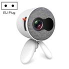 YG220 Same Screen Version Children Projector Mini LED Portable Home Speaker Projector, Plug Type:EU Plug(White) - 1