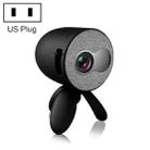 YG220 Same Screen Version Children Projector Mini LED Portable Home Speaker Projector, Plug Type:US Plug(Black) - 1