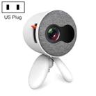 YG220 Same Screen Version Children Projector Mini LED Portable Home Speaker Projector, Plug Type:US Plug(White) - 1