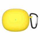 Silicone Earphone Protective Case with Hook For Xiaomi Buds 3(Yellow) - 1